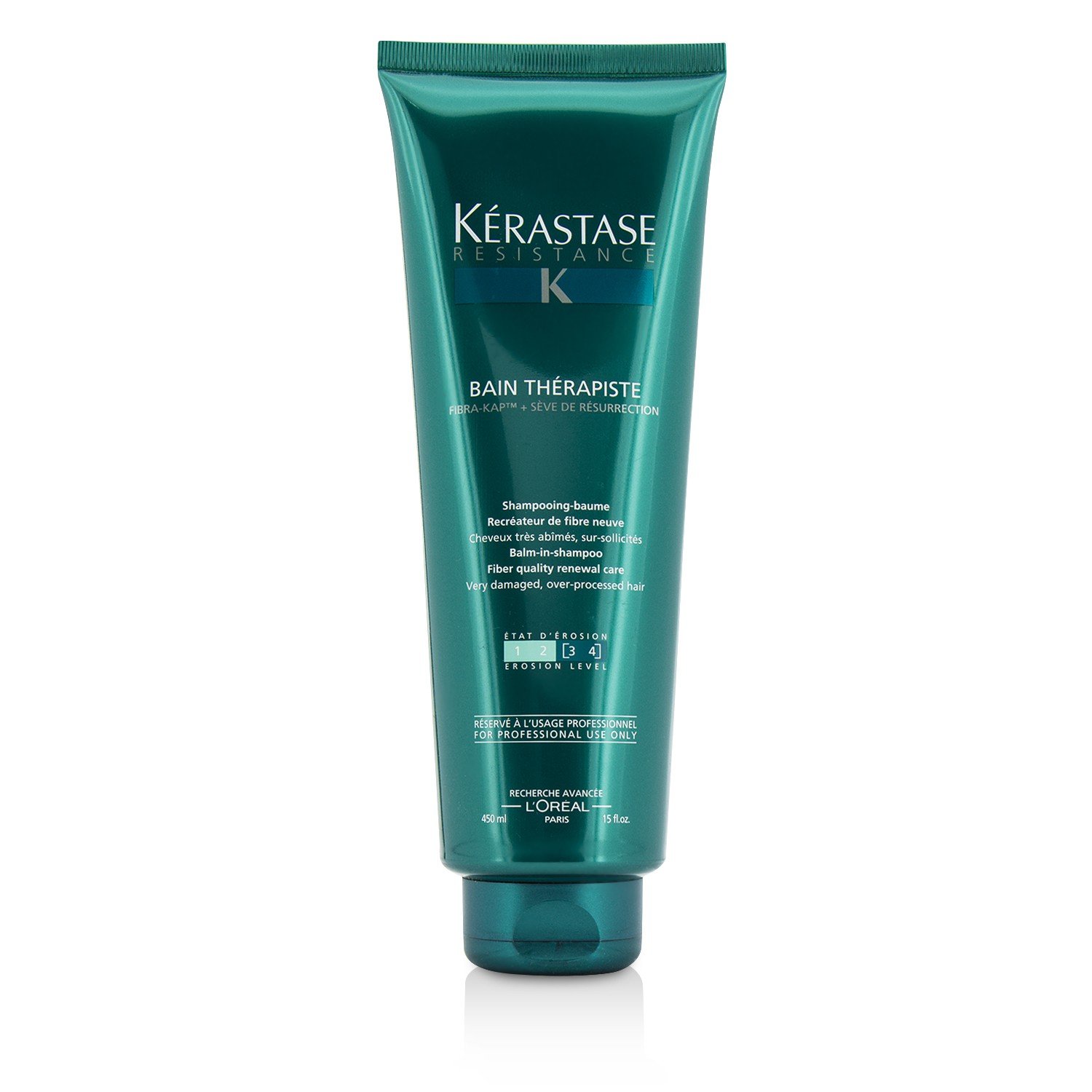 Photos - Hair Product Kerastase Resistance - Bain Therapiste Balm-in-Shampoo Fiber Quality Renew 
