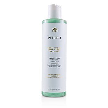Photos - Hair Product Philip B Nordic Wood Hair + Body Shampoo - 11.8oz