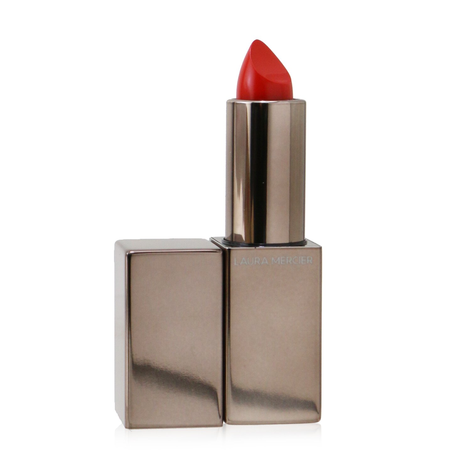 Photos - Lipstick & Lip Gloss Laura Mercier Rouge Essentiel Silky Creme Lipstick - Coral Vif (bright cor 