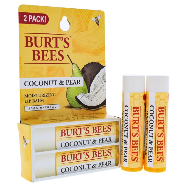 Coconut And Pear Moisturizing Lip Balm Twin Pack