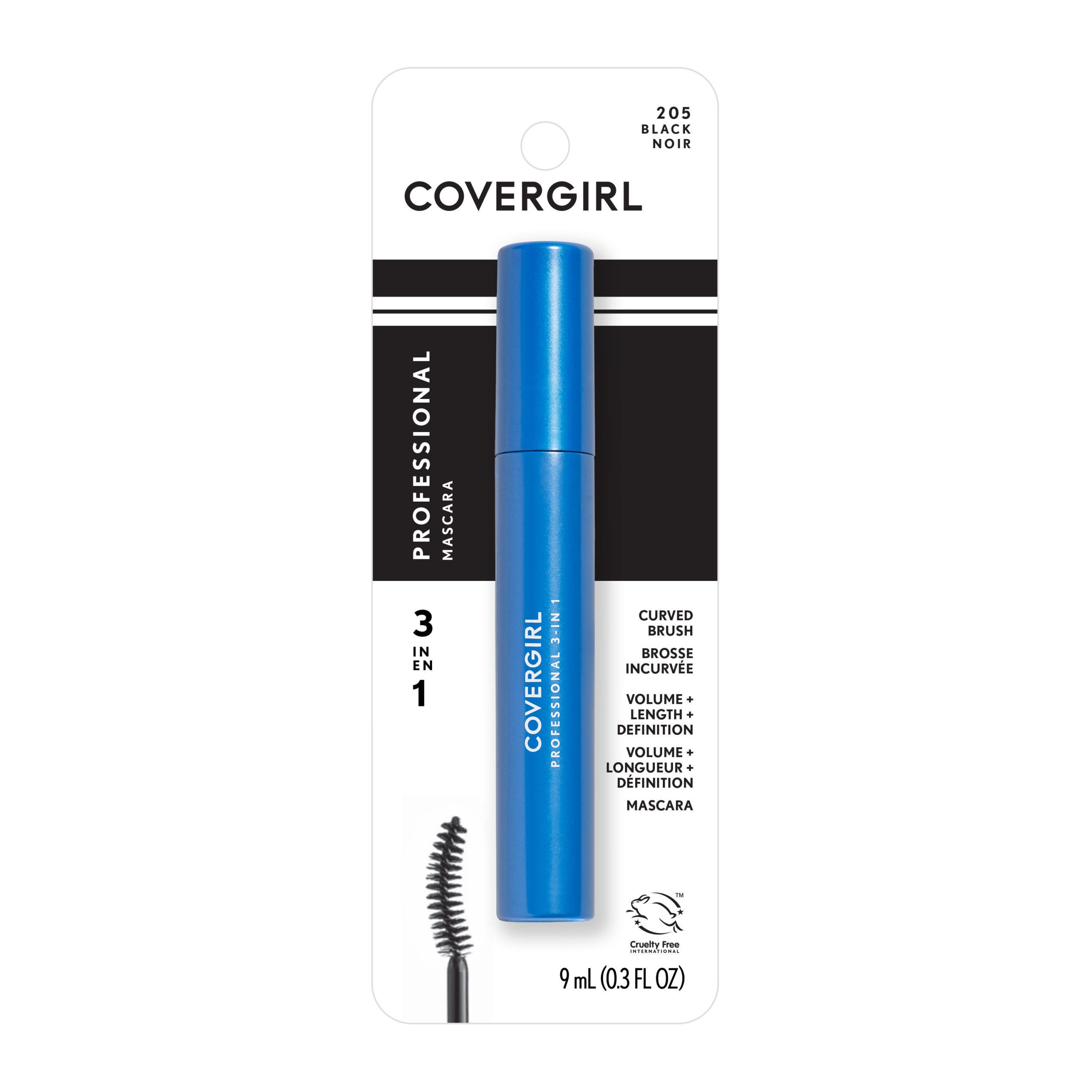 Photos - Mascara CoverGirl Professional All-In-One Curved Brush  - Black 
