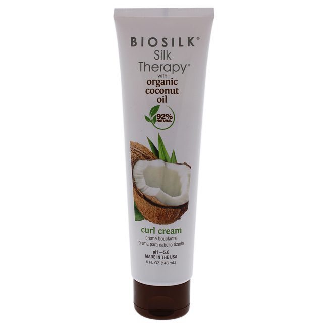 Silk Therapy With Organic Coconut Oil Curl Cream