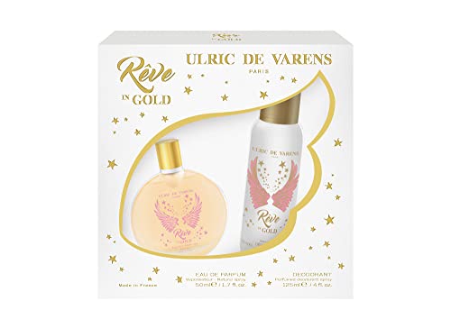 Photos - Shower Gel Ulric de Varens Udv Reve In Gold 3.4oz + Deodorant Set 