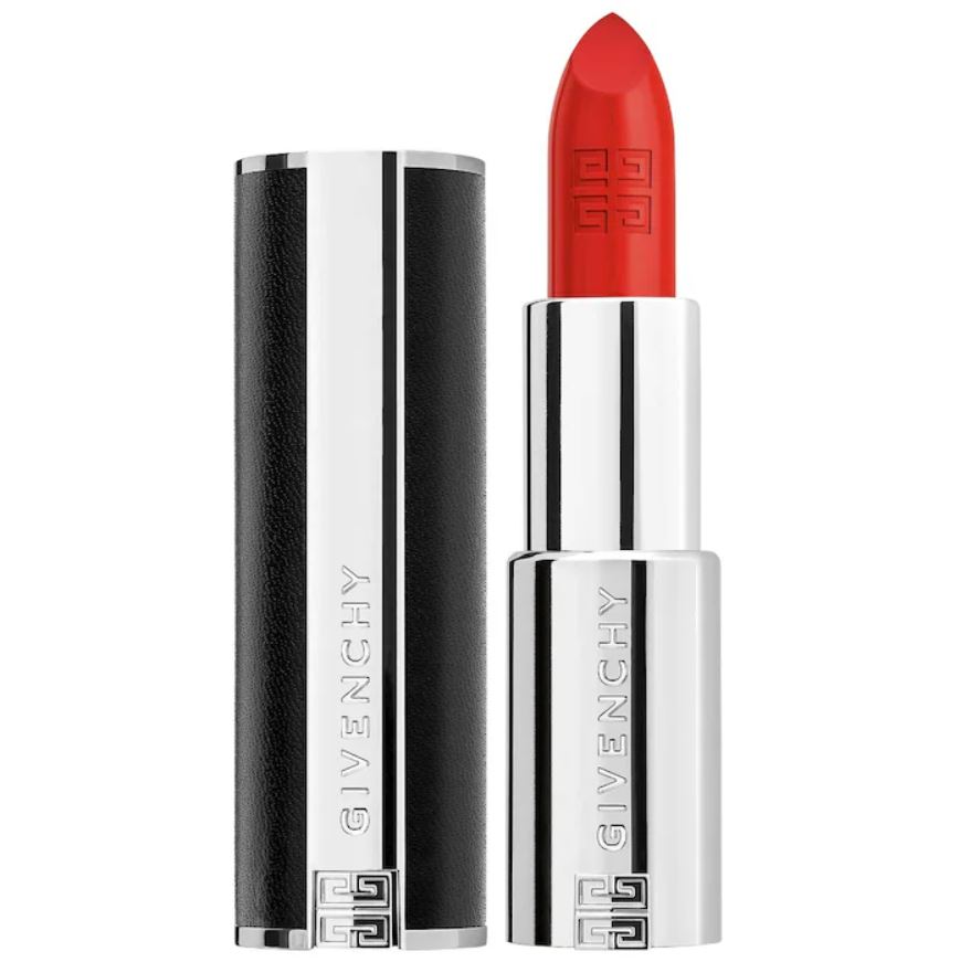 Photos - Lipstick & Lip Gloss Givenchy Le Rouge Interdit Intense Silk Lipstick - N326 Rouge Audacieux 